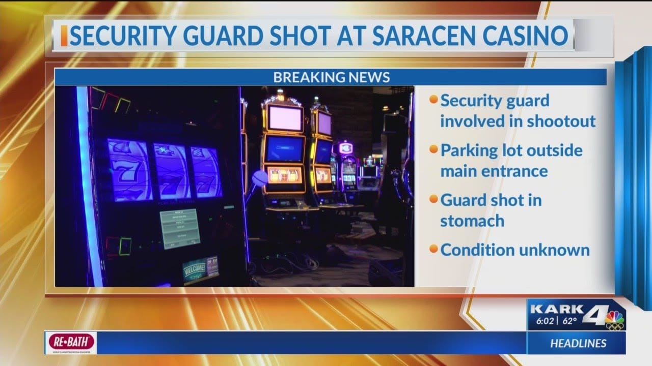 Streľba v Saracen Casino, postrelený bezpečnostný pracovník
