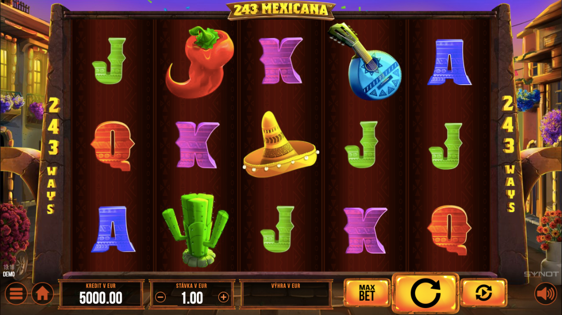 243 Mexicana od Synotu: Nová hra v Monaco Casino