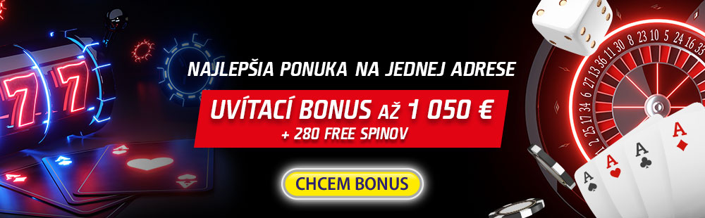 uvítací bonus kasíno eTIPOS.sk