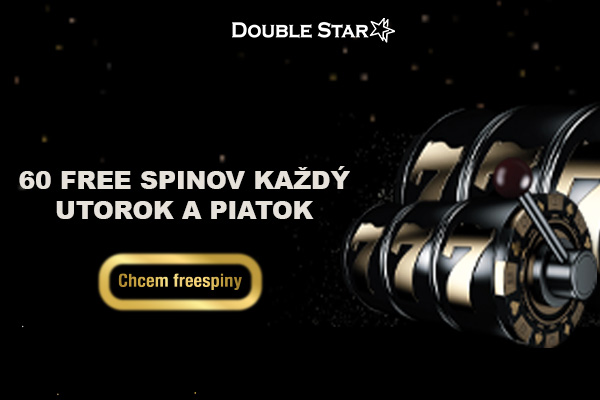 60 free spinov každý utorok a piatok v DoubleStar Casino