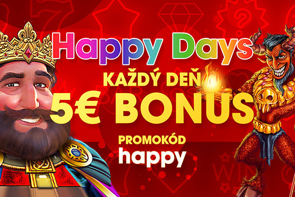 Happy Days v kasíno MonacoBet: Získaj každý deň 5€ bonus
