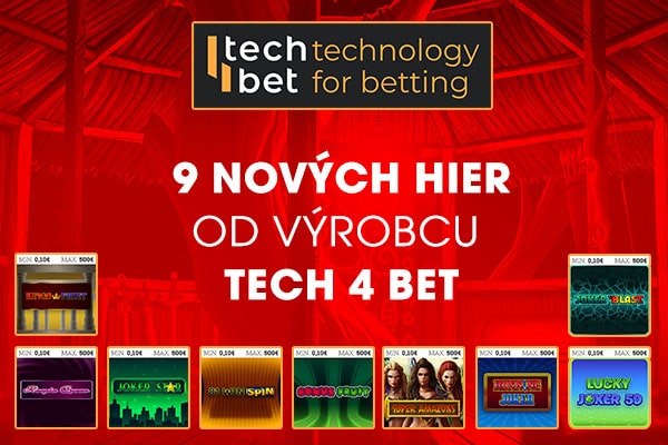 9 noviniek od Tech4Bet v kasíne MonacoBet