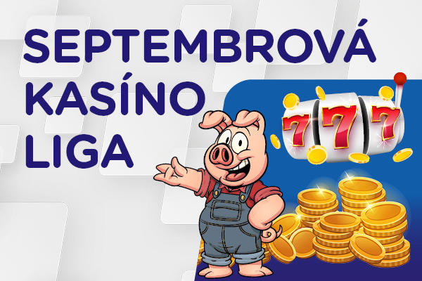 Septembrová kasíno liga v kasíno eTIPOS.sk prinesie radosť z výhry viacerým hráčom ako doteraz