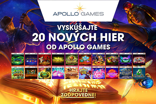 20 nových hier od Apollo Games v kasíne MonacoBet