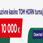 Exkluzívne turnaje Tom Horn o 10 000 € v kasíno eTIPOS.sk