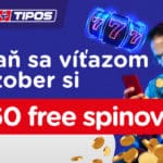 Kasíno eTIPOS.sk prináša možnosť hrať o 160 free spinov