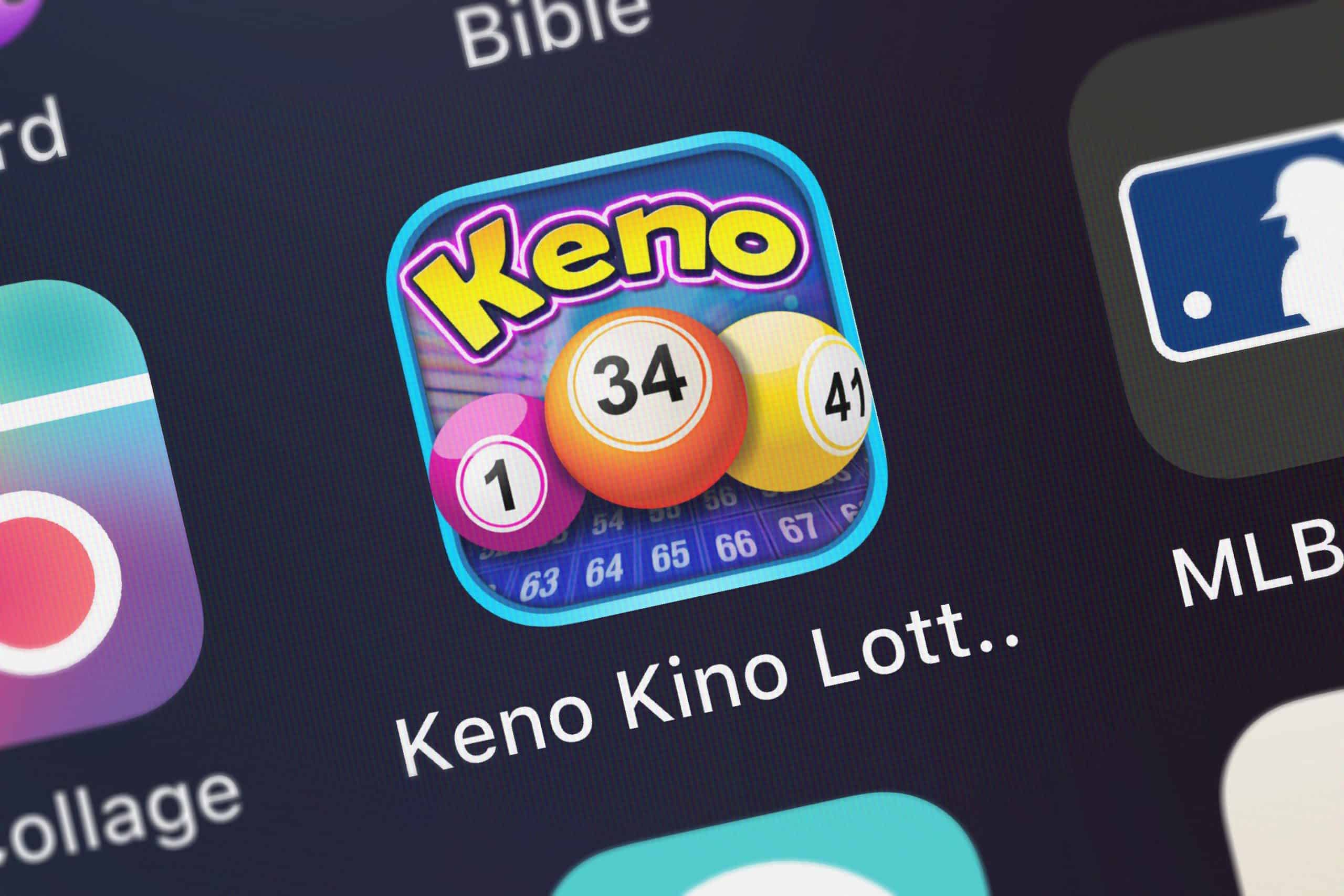 Ako vybrať čísla v hre Keno?
