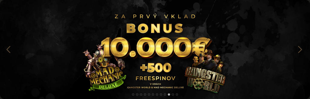 Eurogold casino vstupný bonus