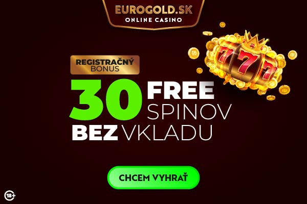 Bonus 30 free spinov bez vkladu v Eurogold casino.