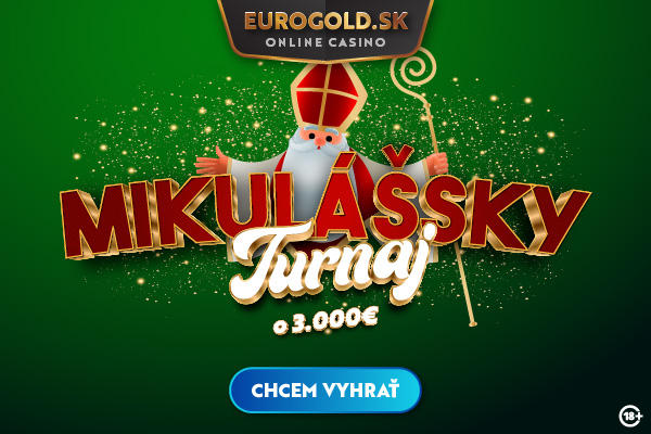 Vylešti si čižmičku! Mikulášsky turnaj v Eurogold casino o 3000 eur