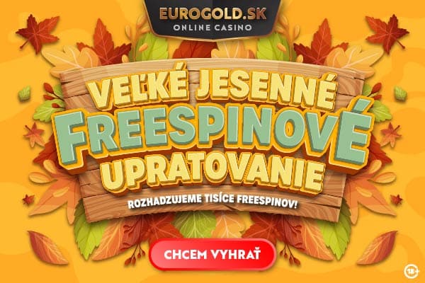 Veľké jesenné freespinové upratovanie: Eurogold casino rozhadzuje tisíce voľných točení!