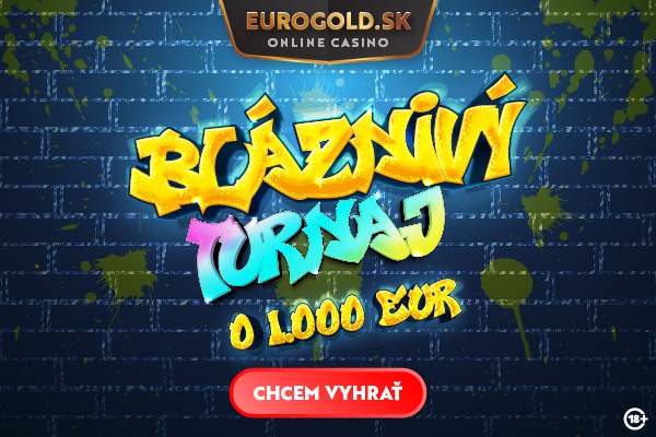 Bláznivá zábava, bláznivé výhry: Je tu Bláznivý turnaj o 1 000 € v Eurogold casino