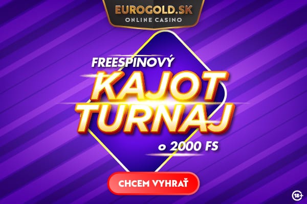 Freespinový Kajot turnaj o 2000 voľných točení v Eurogold casino
