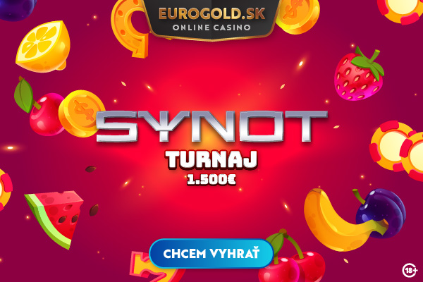 Synot turnaj o 1 500 € v Eurogold casino