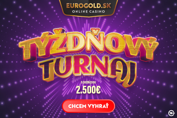 Nový týždeň, nový výzva! Štartuje Týždňový turnaj v Eurogold casino o 2 500 €