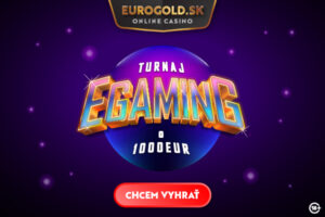 E-gaming turnaj v Eurogold casino o 1 000 €