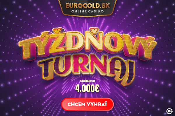 Týždňový turnaj v Eurogold casino o 4 000 eur