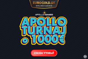 Adrenalín, zábava, súťaženie a lákavé odmeny: Apollo turnaj o 1 000 € v Eurogold casino