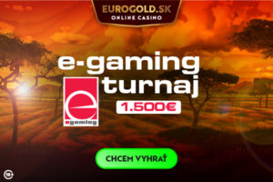 Víkendová bomba v Eurogold casino: eGaming turnaj o 1 500 €