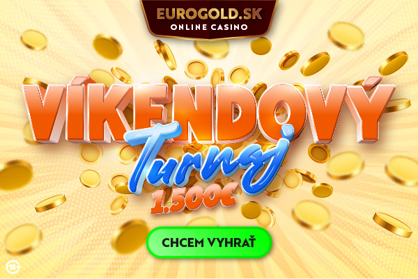 Zábava, súťaženie a skvelé výhry: Víkendový turnaj o 1 500 € v Eurogold casino