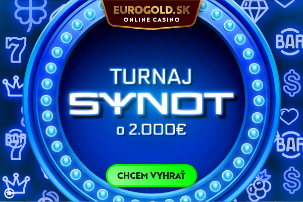 Eurogold casino prináša Synot turnaj o 2 000 €