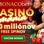 MONACObet Casino Mania promo akcia s viac ako 150 miliónmi free spinov v online kasíne