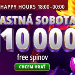 Šťastná sobota v MONACObet kasíno o 110 000 free spinov