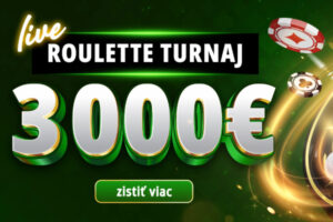 MONACObet prináša v Live Casine Ruletový turnaj o 3 000€