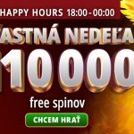 Šťastná nedeľa v kasíne MONACObet a v hre 110 000 free spinov.