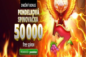 MONACObet kasíno prináša Pondelkovú spinovačku o 50 000 free spinov
