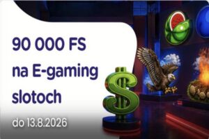 TIPOS Kasíno ponúka 90 000 free spinov na E-gaming slotoch