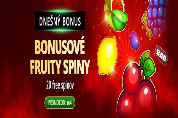 MONACObet kasíno prináša Bonusové fruity spiny: 20 free spinov iba za vklad