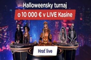 Halloweensky turnaj v TIPOS Live Kasíne s dotáciou 10 000 €