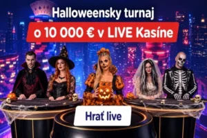 Halloweensky turnaj v TIPOS Live Kasíne s dotáciou 10 000 €